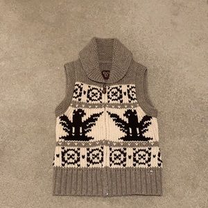 Aritzia lambs wool vest, size small